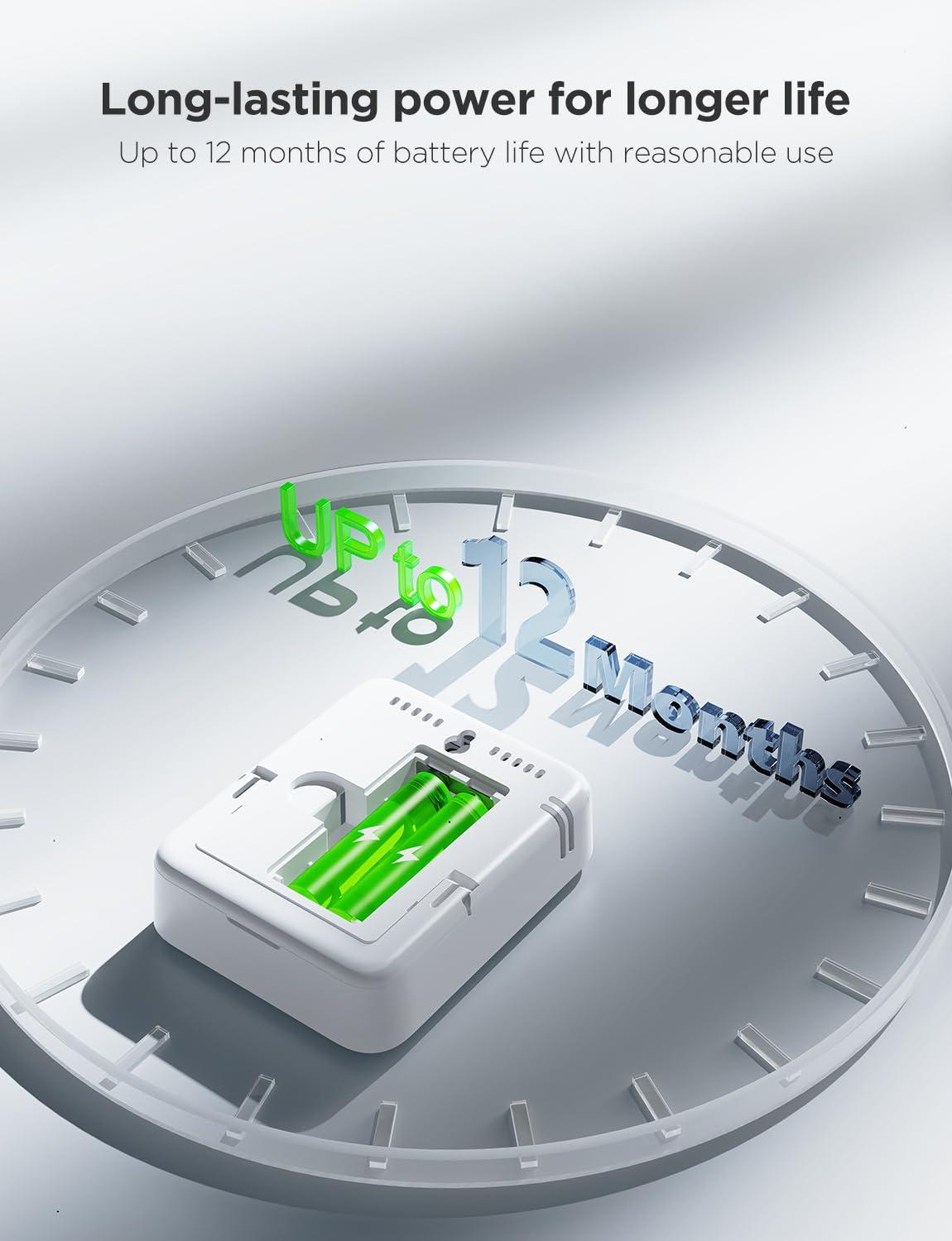 imageGovee Hygrometer Thermometer H5075 Bluetooth Indoor Room Temperature Monitor Thermometer with Remote App Control Notification Alerts 2 Years Data Storage ExportOnly Supports 164ft Bluetooth RangeBlack