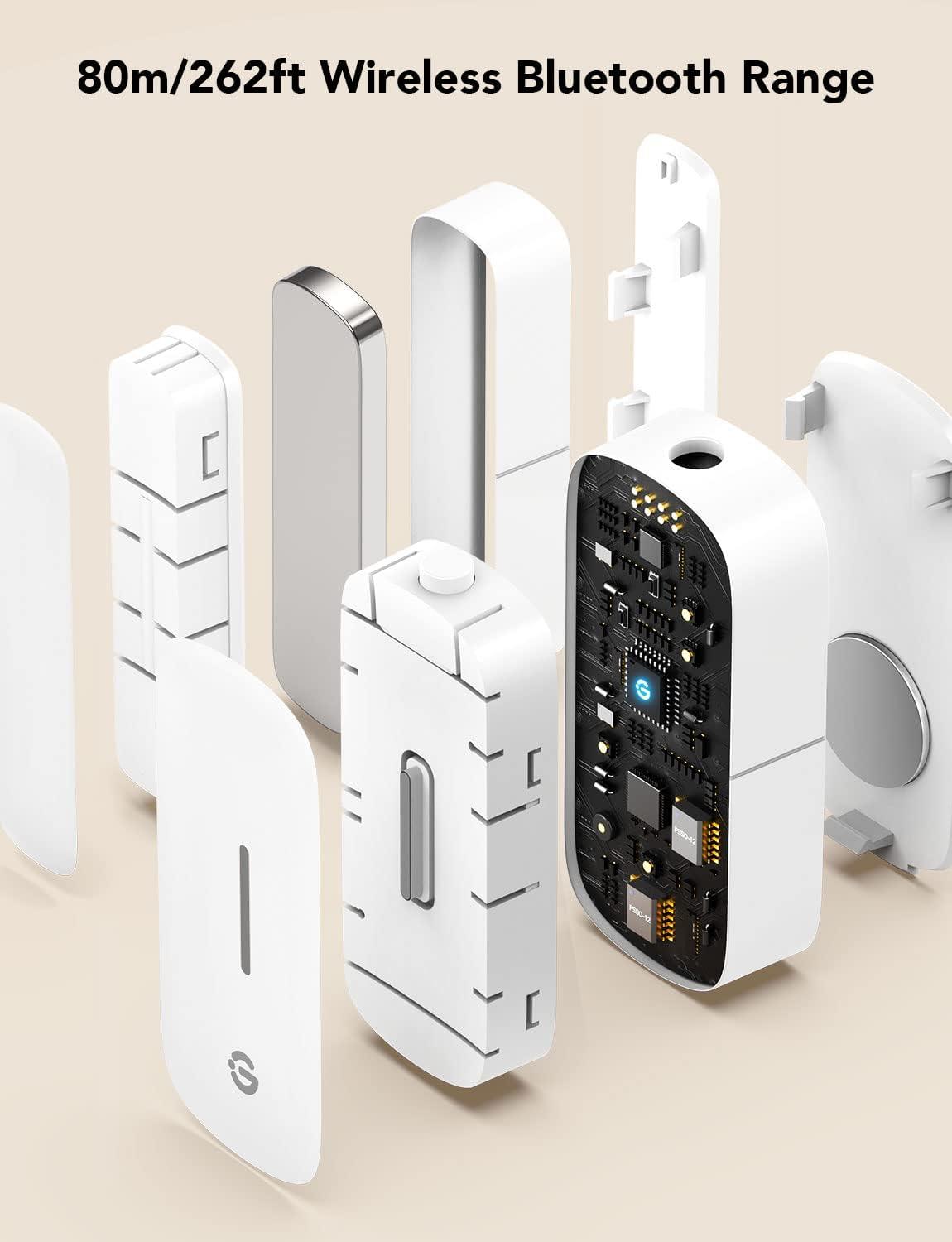 imageGoveeLife Door Window Sensor Group Control Unlimited Devices Wireless Mini Contact Sensor for Smart Home Automation Battery Powered Supports Most Smart Products White