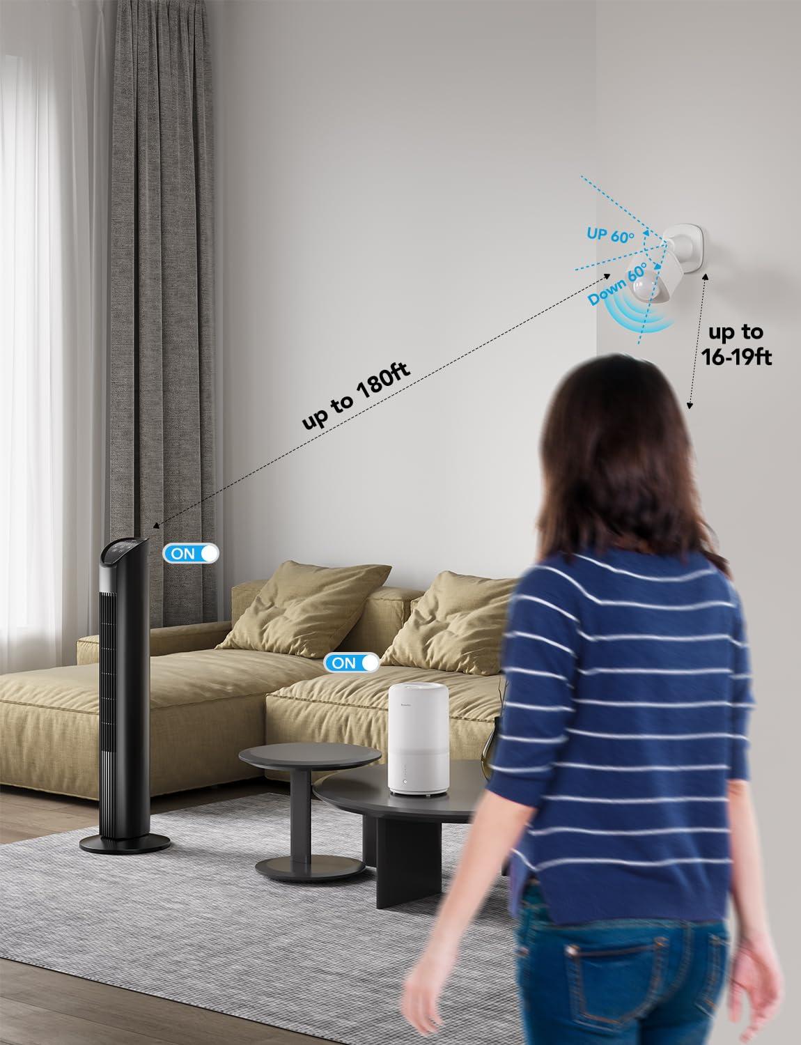 imageGoveeLife Motion Sensor Group Control Unlimited Devices Wireless Mini Contact Sensor for Smart Home Automation Battery Powered Supports Most GoveeLife Smart Products