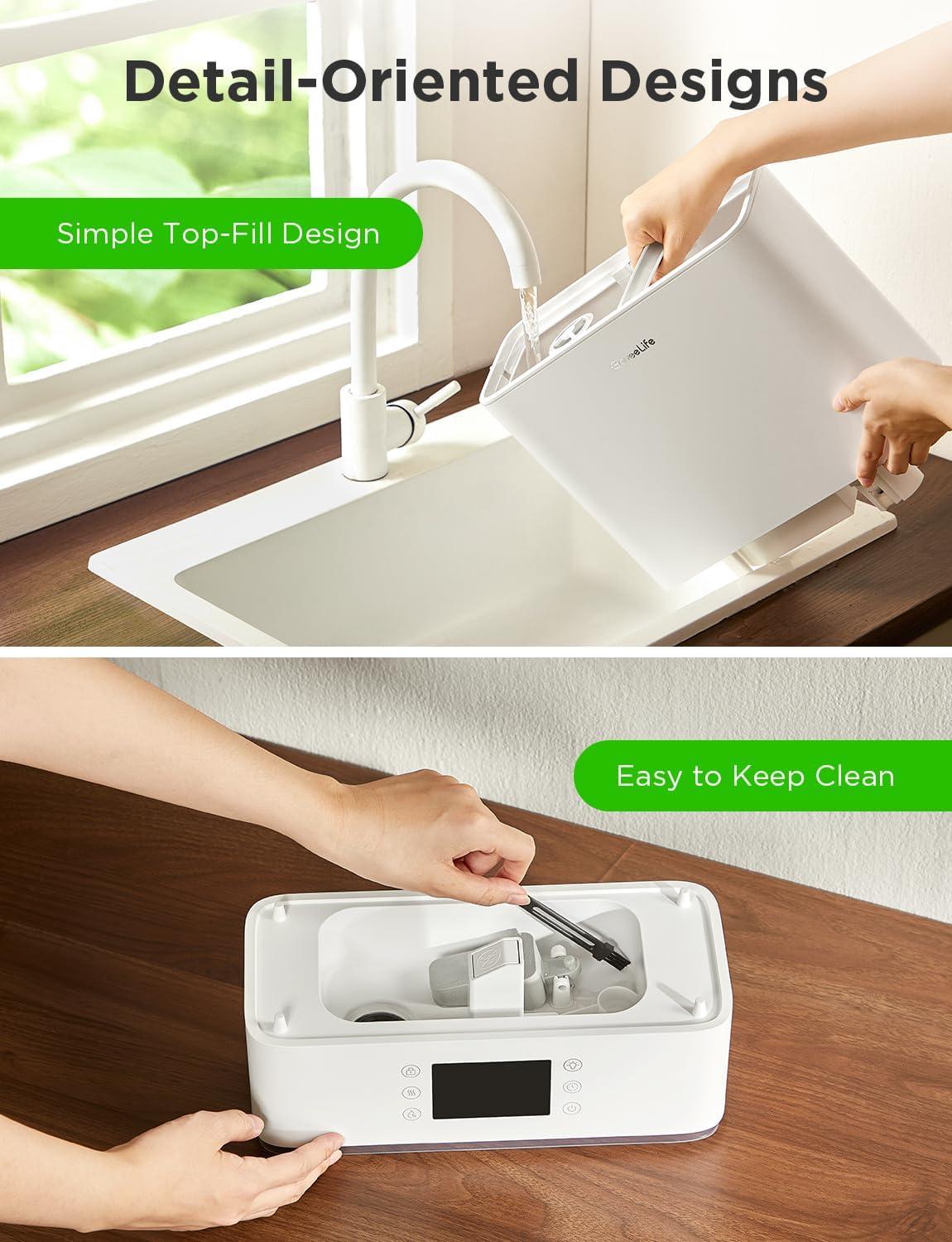 imageGoveeLife Smart Humidifiers for Bedroom Large Room TopFill Cool Mist 6L WiFi Air Humidifier Auto Mode App ampamp Voice Control 60H Runtime Rapid Humidification RGB Nightlight Baby Plants BlackWhite