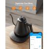 imageGovee Smart Electric Kettle WiFi Variable Temperature Gooseneck Pour Over Kettle and Tea Kettle Alexa Control 1200W Quick Heating 100 Stainless Steel 08L Matte Black