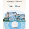 imageGovee WiFi Water Sensor 2 Pack Smart Water Leak Detector 100dB Adjustable Alarm Suit for Home and Basement Water Leak Alert with Email ampamp APP Push Only Support 24G WiFi3 sensor  Gateway