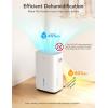imageGoveeLife Dehumidifier with Pump for Home 4500 Sq Ft 50 to Max 137 Pint Drain Hose Smart Dehumidifier for Basement with Humidity Control Auto Shut OffDefrost 5 Modes Bedroom Bathroom Garagewith Wifi