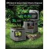 imageGoveeLife Smart Electric Composter for Kitchen 3L Compost Bin Indoor with App ampamp Voice Control AutoCleaning 3 Modes Turn Food Waste to Fertilizer for Garden Food Waste Compost Machine