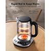 imageGoveeLife Smart Electric Kettle Temperature Control WiFi Electric Tea Kettle with Alexa Control 1500W Rapid Boil 2H Keep Warm 17L BPA Free Stainless Steel Water Boiler for Tea Coffee Oatmeal