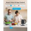 imageGoveeLife Smart Electric Kettle Temperature Control WiFi Electric Tea Kettle with Alexa Control 1500W Rapid Boil 2H Keep Warm 17L BPA Free Stainless Steel Water Boiler for Tea Coffee Oatmeal