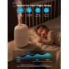 imageGoveeLife Smart Humidifiers for Bedroom 3L Top Fill Cool Mist Humidifiers with Essential Oil Diffuser Humidity Control WiFi Air Humidifier with Night Light for Baby Plants Home Work with Alexa