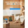 imageGoveeLife Smart Humidifiers for Bedroom 6L Cool Mist Top Fill for Large Room Humidity Sensor Auto Mode Schedule 60H Quiet Runtime WiFi Humidifier Essence Diffuser for Baby Plant Work with AlexaBlack