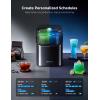 imageGoveeLife Smart Ice Maker Countertop Portable Ice Machine with Voice Control 9 Ice Cubes in 6 Minutes 3 Sizes 26lbs24Hrs Self Cleaning RGB Lights Quiet Ice Maker with Scoop for Kitchen SilverBlack