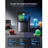 imageGoveeLife Smart Ice Maker Countertop Portable Ice Machine with Voice Control 9 Ice Cubes in 6 Minutes 3 Sizes 26lbs24Hrs Self Cleaning RGB Lights Quiet Ice Maker with Scoop for Kitchen SilverSilver