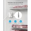 imageGoveeLife WiFi Refrigerator Thermometer with Alarm Wireless Digital Freezer Temperature Gauge with App Control 2 Years Free Data Export for Home Kitchen Fridge Hot Tub 2 Pack1 Gateway1 Sensor