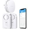 imageGovee WiFi Water Sensor 2 Pack Smart Water Leak Detector 100dB Adjustable Alarm Suit for Home and Basement Water Leak Alert with Email ampamp APP Push Only Support 24G WiFi2 sensor  Gateway