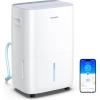 imageGoveeLife Dehumidifier with Pump for Home 4500 Sq Ft 50 to Max 137 Pint Drain Hose Smart Dehumidifier for Basement with Humidity Control Auto Shut OffDefrost 5 Modes Bedroom Bathroom Garagewith Wifi