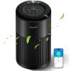 imageGoveeLife Smart Air Purifier for Home Large Room Up to 1524 sqftwith Washable Filter Integrated PM 25 Air Quality SensorWiFi Air Purifier for Smoke Wildfire Pet Hair24dB WhiteBlack