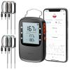 imageGovee Bluetooth Meat Thermometer Digital Wireless Meat Thermometer for Smoker Oven Smart Grill Thermometer with Dual Probes 230ft Remote Monitor Cooking Thermometer for BBQ Kitchen RotisserieBlack