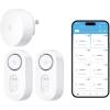 imageGoveeLife Upgraded Smart Water Leak Detector 1s with 1804 ft UltraLong Range WiFi Water Sensor with SMSEmailAPP Push and Sound Alarm 5Year Battery Life Suit for Home Basement Kitchen 4 PackGateway2 sensor