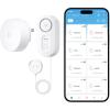 imageGoveeLife Upgraded Smart Water Leak Detector 1s with 492 ft Sensor Cable WiFi Water Sensor with SMSEmailAPP Push and Sound Alarm 5Year Battery Life Suit for Home Basement Kitchen 3 Pack1