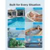 imageGoveeLife Smart Wireless Pool Thermometer P2 with WiFi Gateway Easy Read Digital Floating Thermometer with IP68 Waterproof Ultra 1082ft Water Thermometer with Alarm for Swimming Ice Bath Pond