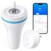 imageGoveeLife Smart Wireless Pool Thermometer P2 with WiFi Gateway Easy Read Digital Floating Thermometer with IP68 Waterproof Ultra 1082ft Water Thermometer with Alarm for Swimming Ice Bath Pond