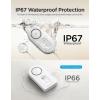 imageGoveeLife Water Leak Detector 1s with 492 ft Sensor Cable Water Sensor with 105dB Adjustable Alarm 5Year Battery Life IP67 Waterproof Suitable for Homes amp Basements