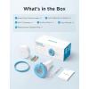 imageGoveeLife Smart Wireless Pool Thermometer P2 with WiFi Gateway Easy Read Floating Digital Water Thermometer with IP68 Waterproof App Notification Alerts Data Export for Swimming Bath Pond Blue