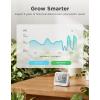 imageGoveeLife WiFi Thermometer Hygrometer 5in1 Temperature and Humidity Monitor with Weather Station Remote Sensor Large LCD Display Indoor Thermometer for Home Baby Room Greenhouse 3Pack1 Pack