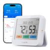 imageGoveeLife WiFi Thermometer Hygrometer 5in1 Temperature and Humidity Monitor with Weather Station Remote Sensor Large LCD Display Indoor Thermometer for Home Baby Room Greenhouse 3Pack1 Pack