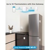 image:imageGoveeLife Refrigerator Freezer Thermometer 1 Pack Bluetooth Temperature Sensor with Alarm Smart APP Alerts for FridgeFreezerTubWiFi Gateway Not IncludedBT Gateway1 Sensor