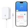 image:imageGoveeLife Refrigerator Freezer Thermometer 1 Pack Bluetooth Temperature Sensor with Alarm Smart APP Alerts for FridgeFreezerTubWiFi Gateway Not Included1 Sensor
