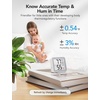 image:imageGoveeLife EInk Bluetooth Thermometer Hygrometer Smart Digital Indoor Wireless Temperature Humidity Sensor with Alert Free Data Storage Export for Home Room Greenhouse Wall 2 Pcak with Battery2
