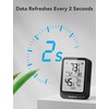 image:imageGoveeLife Hygrometer Thermometer H5104 3Pack Bluetooth Room Temperature Monitor with APP Alert and 2 Years Date Storage Export Remote LCD Digital Hygrometer Indoor Humidity Meter Greenhouse  Indoor temperature monitor with APP alert amp 2yr data storage export humidity meter for greenhousewine cellarbedroomBlack