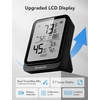 image:imageGoveeLife Hygrometer Thermometer H5104 3Pack Bluetooth Room Temperature Monitor with APP Alert and 2 Years Date Storage Export Remote LCD Digital Hygrometer Indoor Humidity Meter Greenhouse  Indoor temperature monitor with APP alert amp 2yr data storage export humidity meter for greenhousewine cellarbedroomBlack