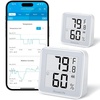 image:imageGoveeLife EInk Bluetooth Thermometer Hygrometer Smart Digital Indoor Wireless Temperature Humidity Sensor with Alert Free Data Storage Export for Home Room Greenhouse Wall 2 Pcak with Battery2